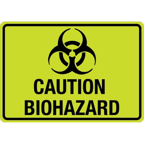 Sign, Caution Biohazard (W Sym)